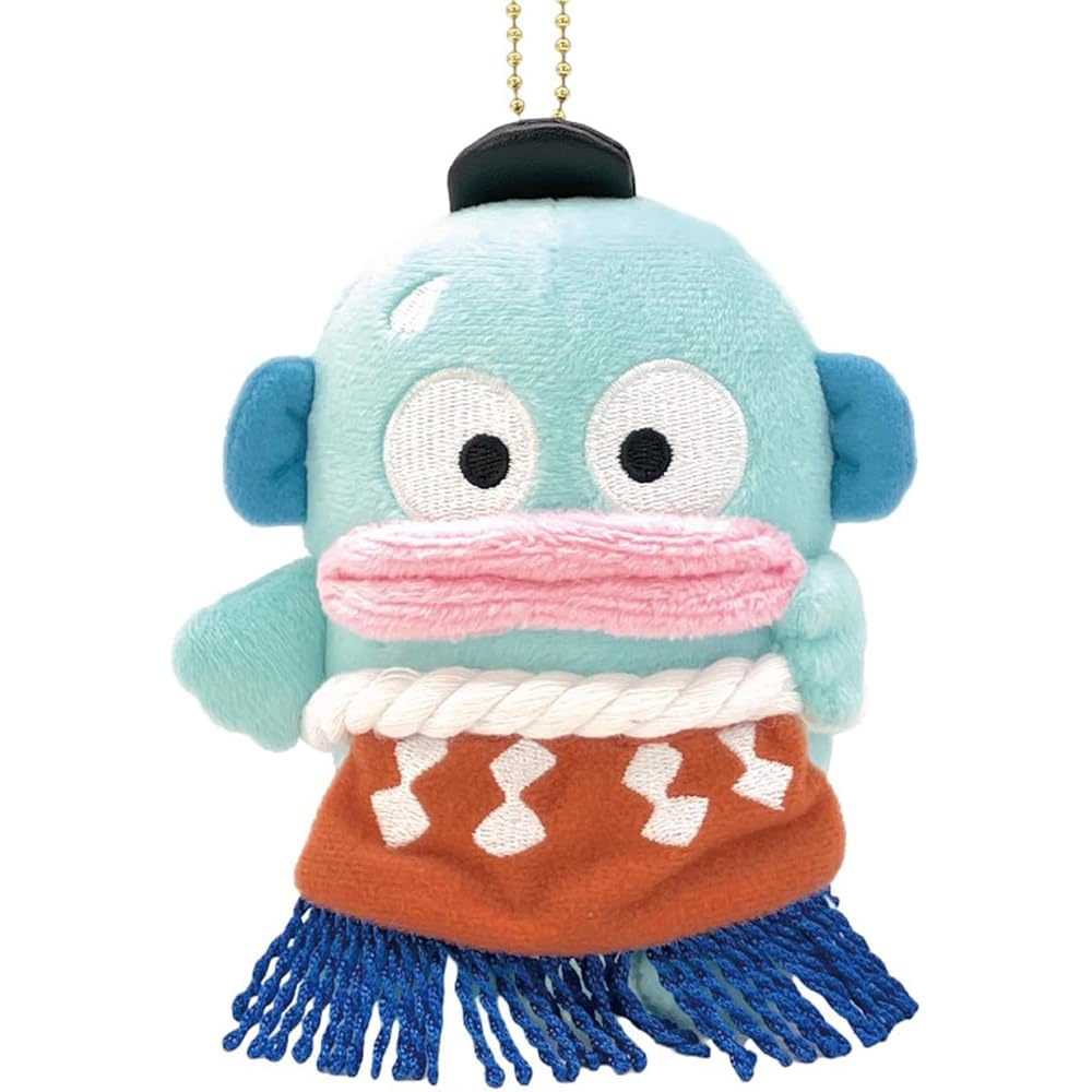 Nakajima Corporation Hangyodon Mascot Collection Sumo Wrestler Plush Toy 208941-25