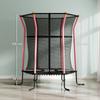 Kids Trampoline Mini Bouncer with Enclosure Safety Net For Ages 3-10 Years - Pink