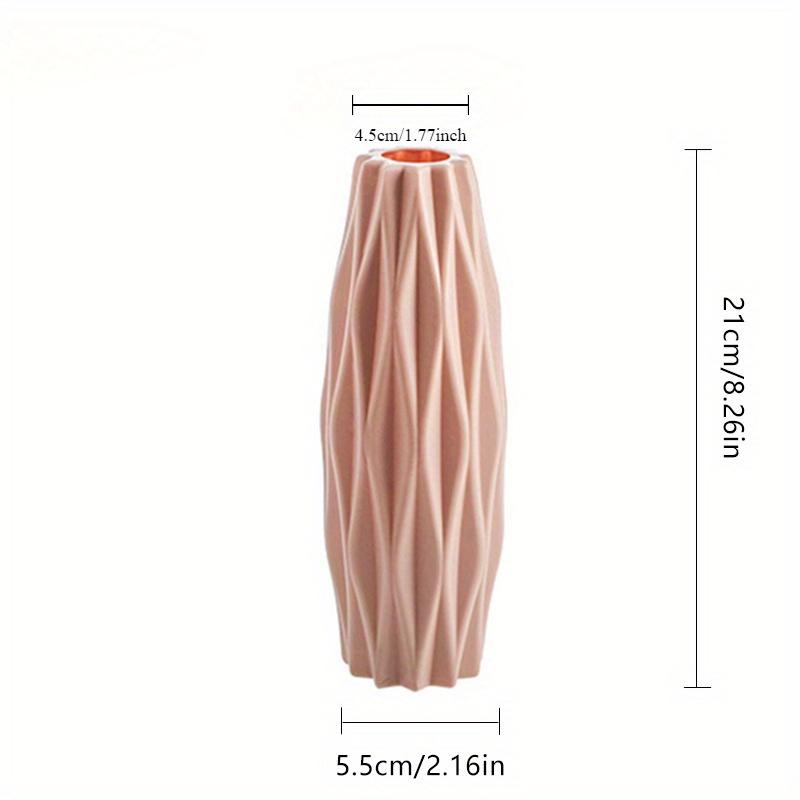 Durable plastic vase for stylish home decorations and arrangements