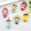 Cartoon Fruit Resin Accessories for DIY Phone Cases & Fridge Magnets