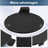 Paar 51118043981 Abschlepphakenabdeckungen für 05-13 BMW M3 E90/E92/E93 Frontstoßstange.