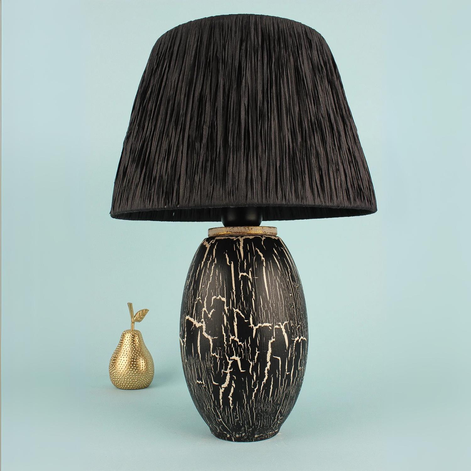 

Zebre Ceramic Lampshade Black Gold 35 cm чорний/золотий