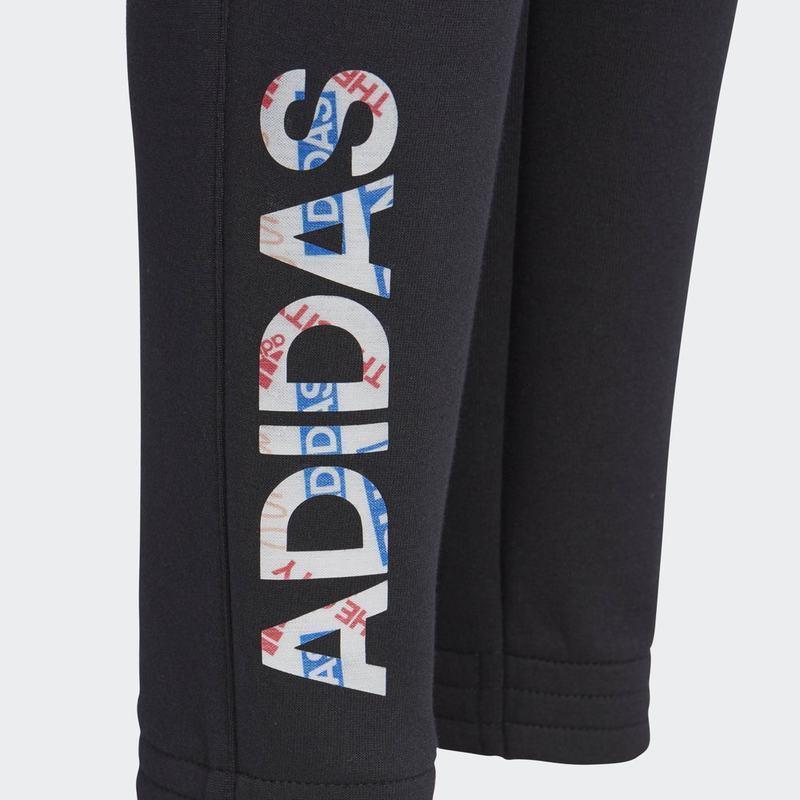 Children Aged 3 7 Years Old Adidas Knitted Sweatpants Black CX3499