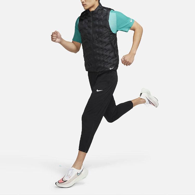 Nike Therma-Fit Adv Repel Leichte Wasserdichte Lauf-Daunenweste Herrenwesten Schwarz DD5696-010