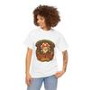 Mushroom Forest Lantern Retro Cartoon Groovy Cute Unisex Heavy Cotton Tee