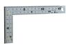 Square Thick and Same Scale On Both Cm Magnetic 10435 Ruler, Wide, Sides, 8-Row Markings, Display, Closure, Silver, 15cm,
