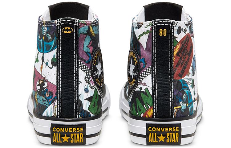 Batman X Converse Chuck Taylor All Star High Top High Top Casual Canvas Shoes Multicolor Teenagers 367307C