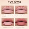 Lipstick Makeup Set 12pcs: 6 Velvet Matte Liquid Lipsticks + 6 Lip Liner Pencils, Waterproof Long-Lasting Pigment Lip Gloss Kit, Lip Makeup Gift