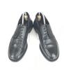 Lloyd Germany Heavy Leather Swirl Moc 25.5 Black Dress Shoes Business(USED)