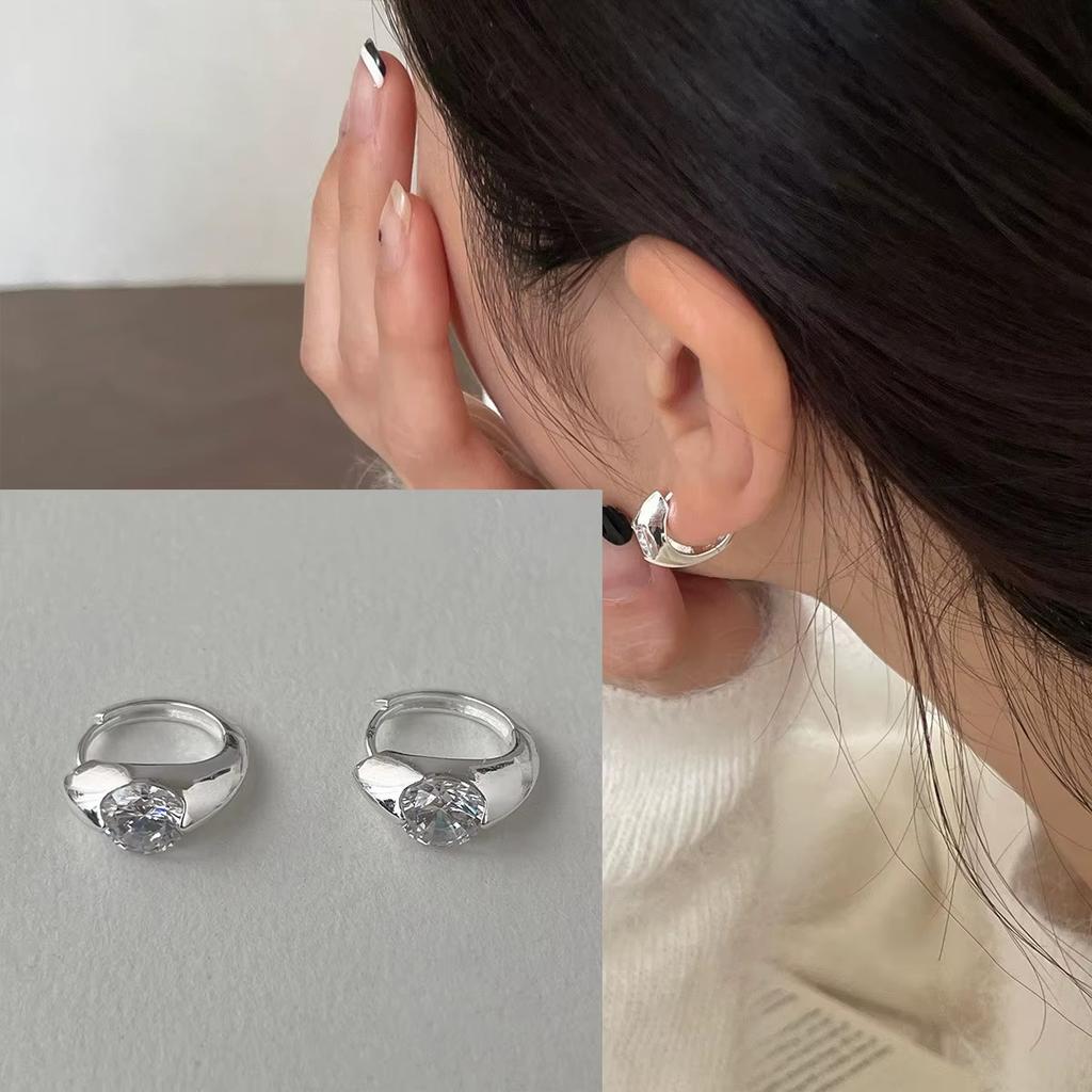 VENTFILLE 925 Sterling Silver Drop Earring For Women Zircon Crystal Hollow Out Cat Personality Jewelry Gift Dropshipping