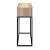 Vidaxl Stolik Konsolowy, 105X30X75Cm, Materiał Drewnopochodny I Żelazo