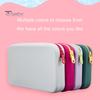 Detachable Wrist Strap Cosmetic Pouch Bag Zipper Closure Portable Silicone Makeup Storage Stain-resistant Case with for Home Travel Stain-proof