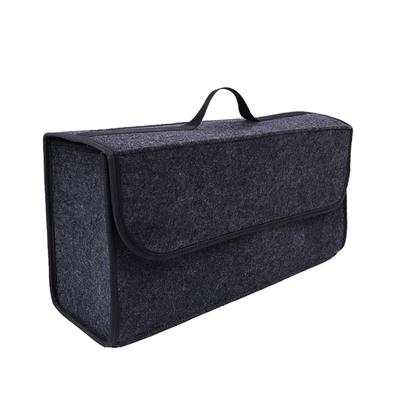 Car Soft Storage Box Taška do kufru Cestovní úložný organizér Držák Autopříslušenství Tmavě šedá