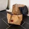 Autumn and winter new suede commuter large-capacity tote bag women's casual simple versatile shoulder bag