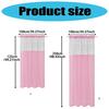 Artistics Semi Sheer Window Sheers Polyester Materials Easy Setups Ideal for Living Room Bedrooms