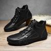 Mens Shoes Original Sneakers Shoes Men's High Top Ankle Boots Breathable and Comfortable Soft Sole Luxury Fashion Men's Shoes