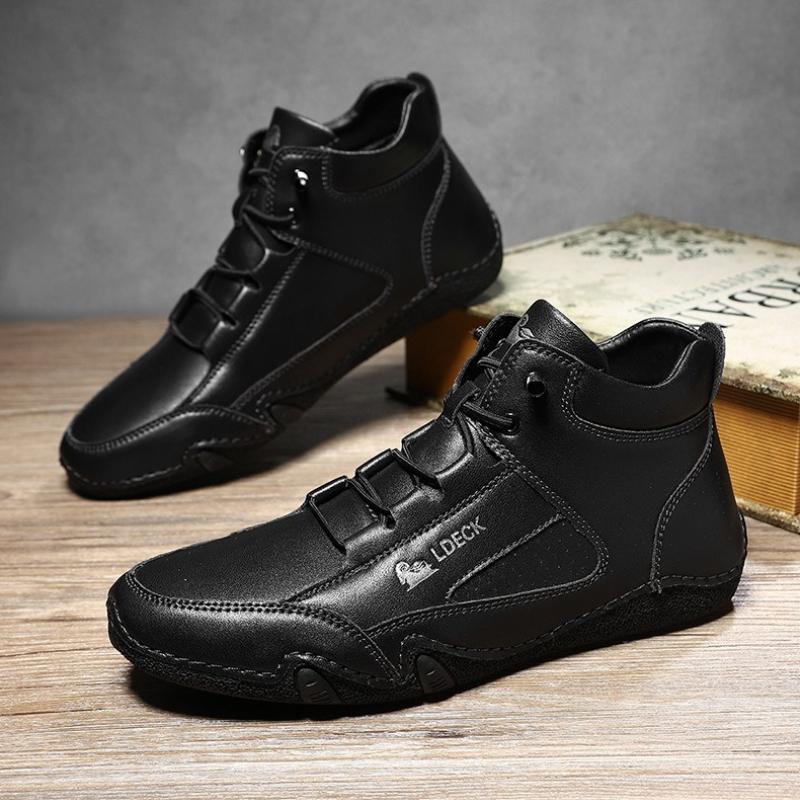Mens Shoes Original Sneakers Shoes Men's High Top Ankle Boots Breathable and Comfortable Soft Sole Luxury Fashion Men's Shoes