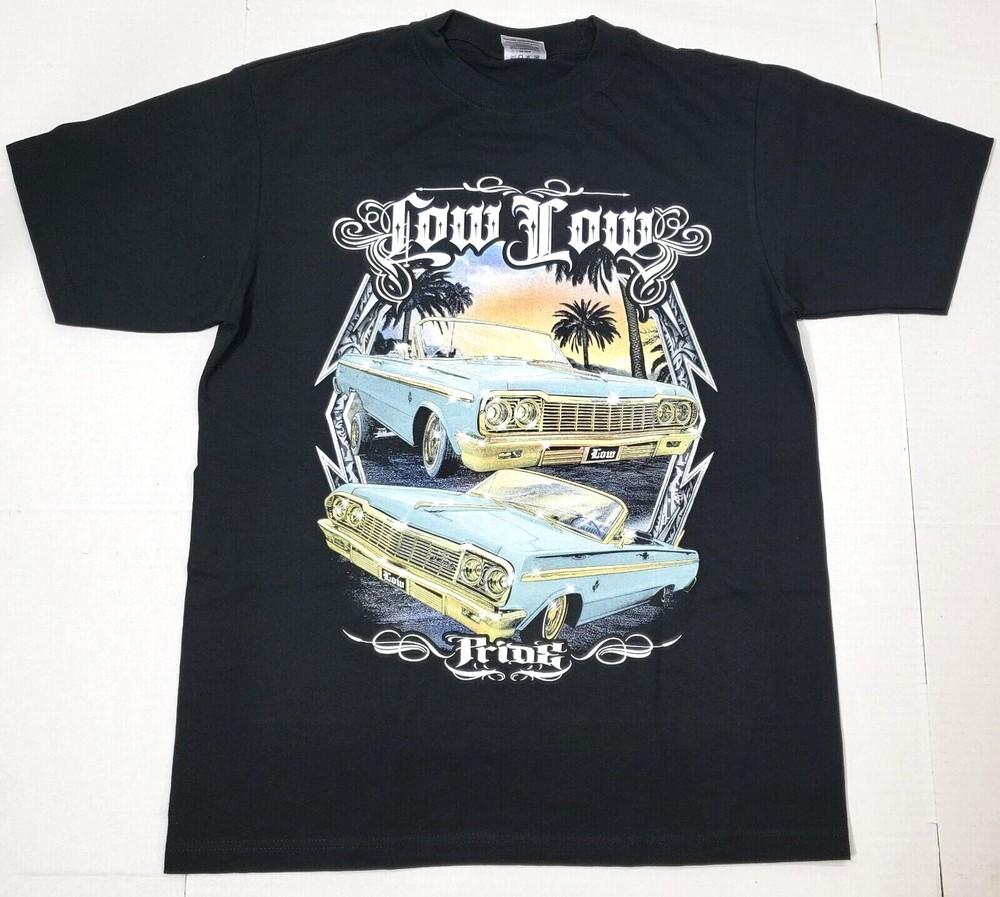 LOWRIDER T-shirt Low Rider Urban Streetwear Men s Tee Black New Unisex T-Shirt XXL