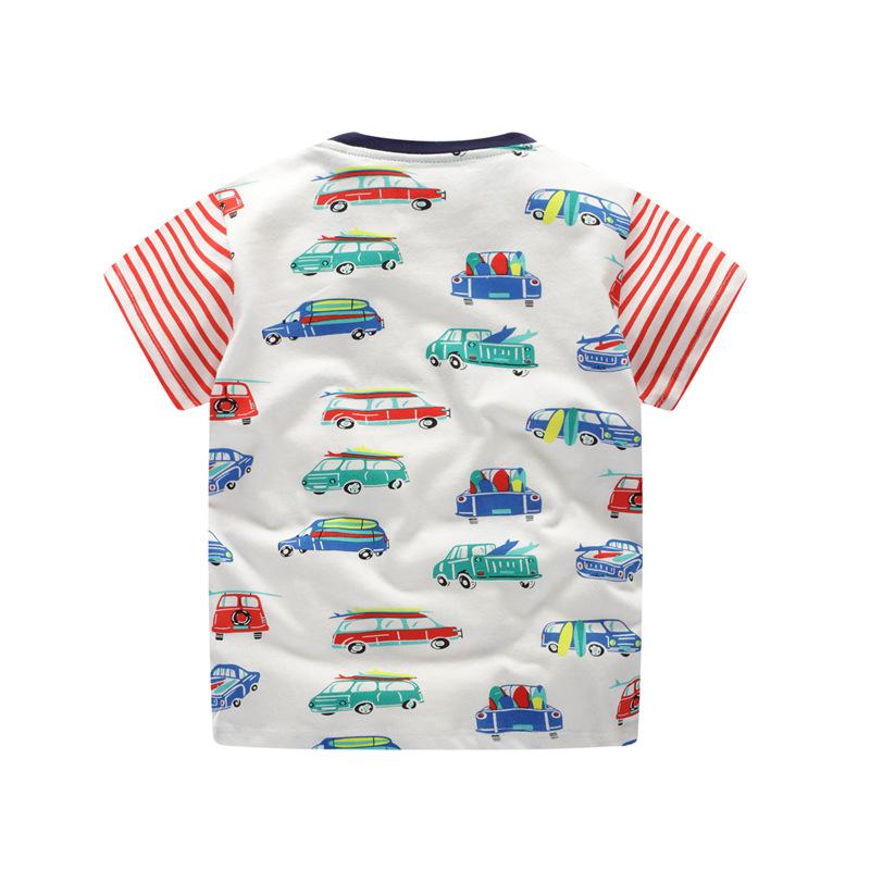 Kurzarm-T-Shirts für Jungen im Frühjahr und Sommer, neuer Stil, hübsche dünne Kinder-Unterhemden für Jungen für kleine und mittelgroße Kinder