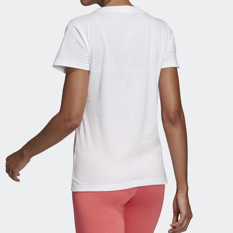 Adidas Essential Linear Slim T-Shirt Women Tops White DU0629