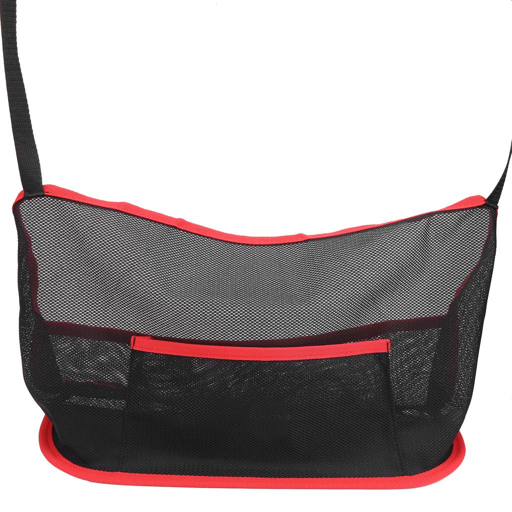 Universal Car Net Pocket Holder Between Seats Mesh Storage Bag Organizer Pet Barrier 260x405mmBlack