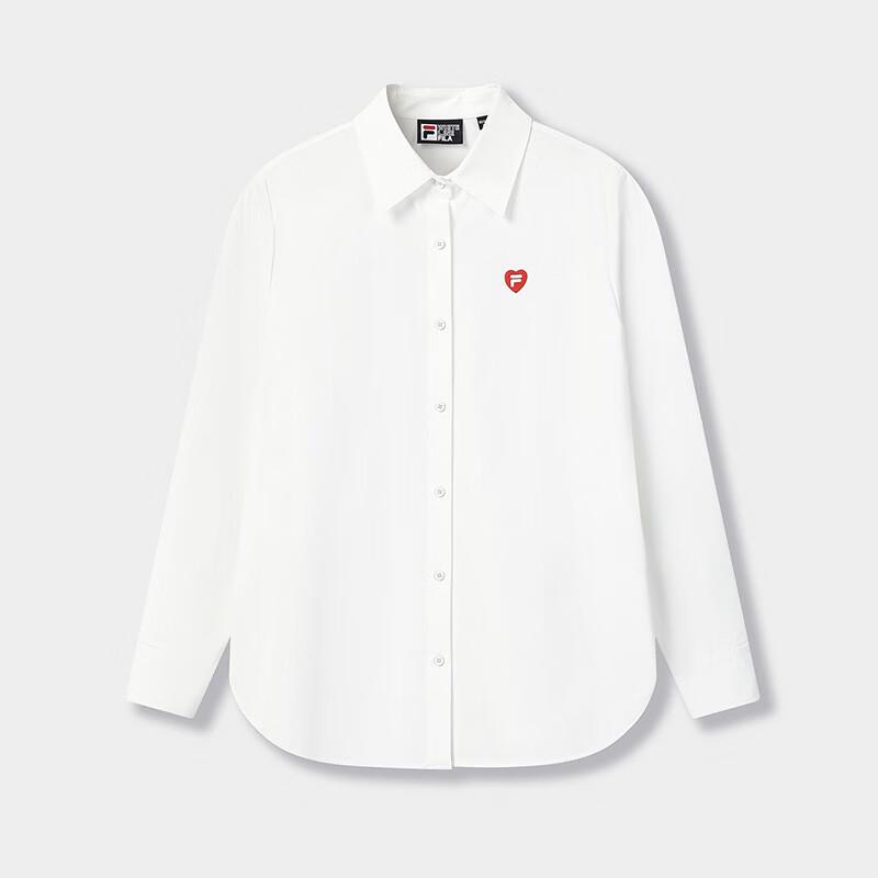 FILA Women s Yang Mi Co-branded Woven Long Sleeve Shirt M