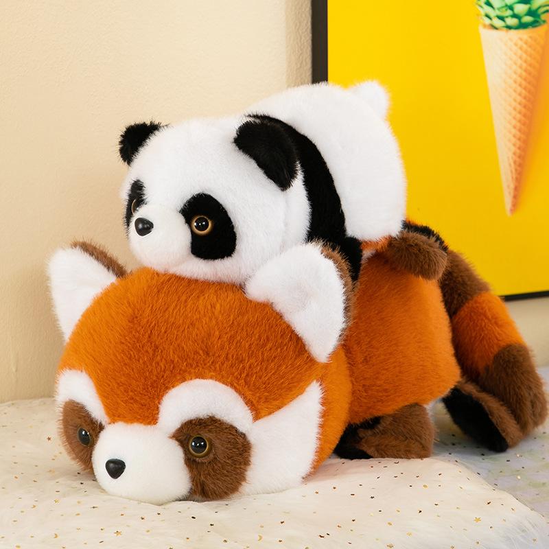 

Кукла-живот Красной Панды переворачивается и поворачивается, чтобы имитировать куклу-гигантскую панду, подушку для сна, плюшевую игрушку-енота 25Cm (including tail 35cm) 0.2kg