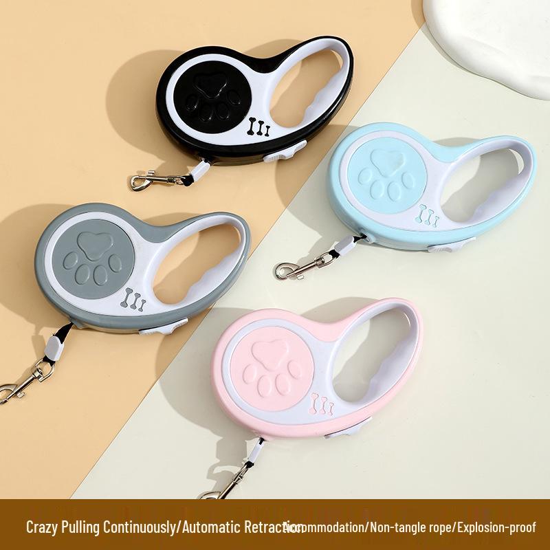 Explosion-Proof Automatic Retractable Medium Dog Leash - Pet Walking Essentials