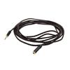 EAQKVX 8-Core Silver Audio Extension Cable 3.5mm Female To Male 2m Brown Black Earphone Extension