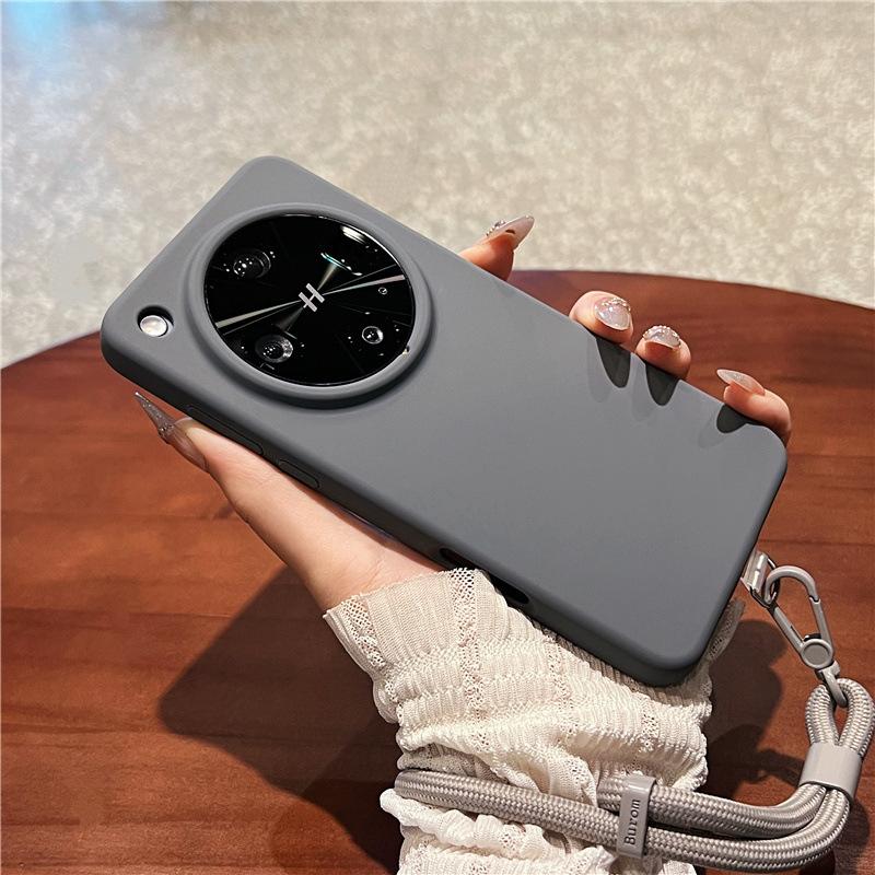 Applicable To OPPOFindX1 Mobile Phone Case Ultra New Pro Liquid Silicone Strap Wristband Lanyard Anti-drop Case