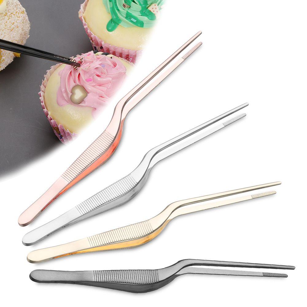 New Kitchen Tool Chef BBQ Clip Stainless Steel Barbecue Tongs Food Tweezer