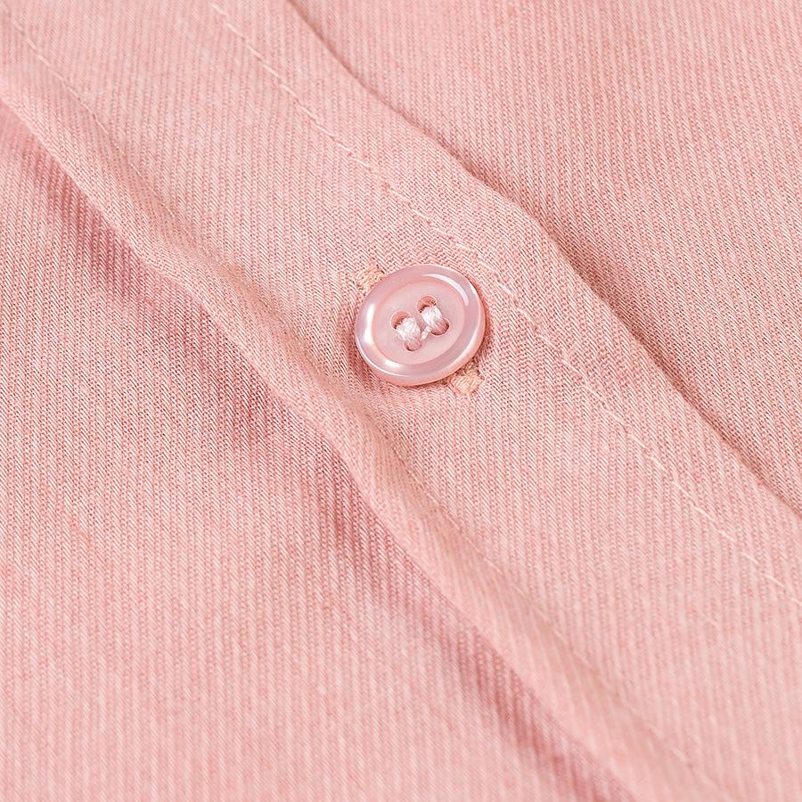 2025 Spring Women's European and American Style Multi-Color Button-Embellished Shirt with Turn-Down Collar