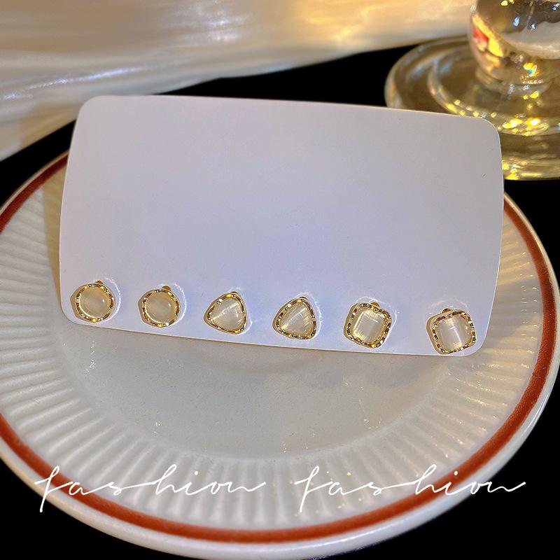 925 Silver Needle Luxury Stud Earrings Set: Exquisite, Versatile Fashion for Women