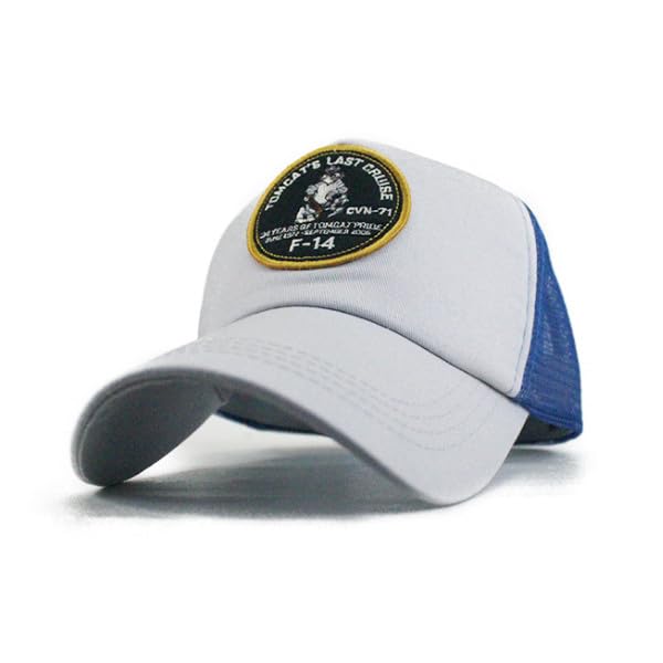 

AVIREX Cap with TOMCAT Popular and Trendy Day Gift One Light Men s Patch, Brand, Spring/Summer, Fall/Winter, Father s (JP, Alphabet, Size, Gray)