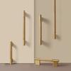 Dooroom Solid Brass Knurled Cross Diamond Cut Pattern Modern Cabinet Refrigerator Door Pull Drawer Knobs Hardware Handles