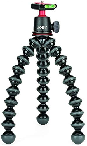 

JOBY Gorillapod 3K Kit Mini Tripod, 3kg Load Capacity, Head Included, Black/Charcoal, JB01544-PKK
