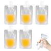 10Pcs 30/50/100ML Thickened Travel Subpackage Cosmetic Lotion Shower Gel Shampoo Portable Facial Cleanser Storage Organizer Bag