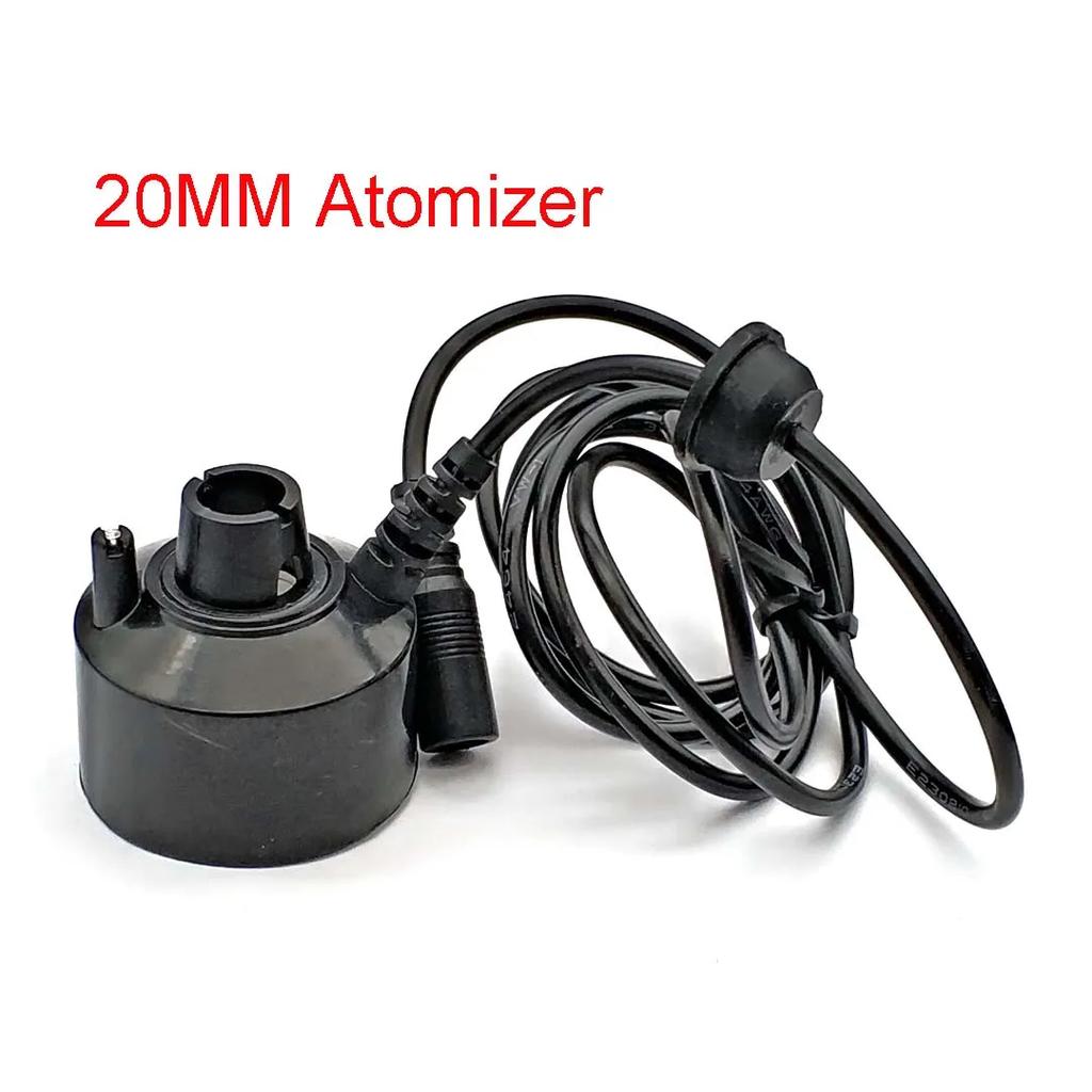 Umidificator de aer Incubator Umidificator Generator de ceață ultrasonic 20mm Atomizor de ceață Fântână de apă Iaz Atomizor Umidificator de aer 24V