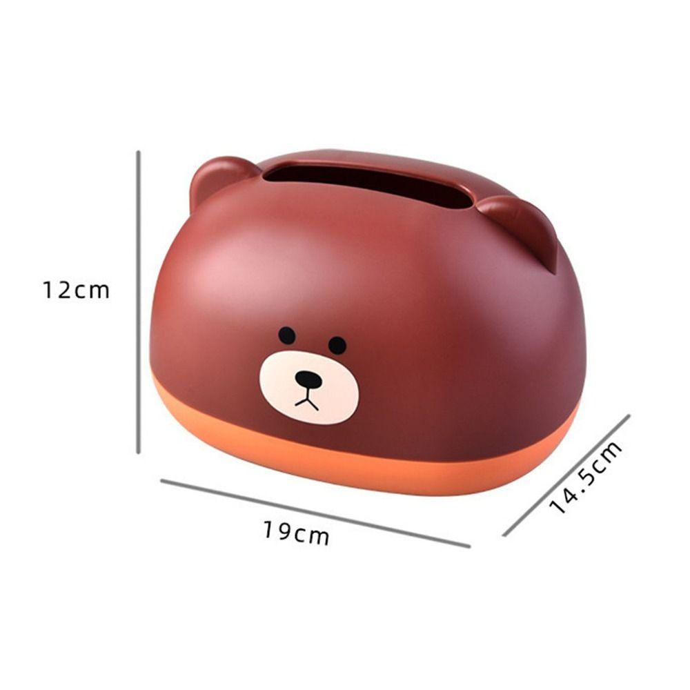 1Pcs Storage Box Napkin Holder Pig Bear Wet Wipes Case Dispenser Household Tissue Box