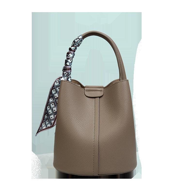 

Xiangfei Er Bag Bag Women S Bag Messenger Bag Spring And Summer High-End Handbag Elephant Gray Bucket Bag серый