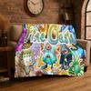 Music Game My Singing Monsters Cartoon Flannel Blanket Soft Throw Blanket for Bedroom Living Room Bed Travel Camping Picnic