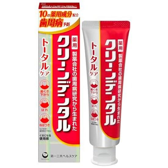 Clean Dental Total Care Quasi-Drug 100g Paste Periodontal Disease Prevention Toothpaste Fluoride Addictive Texture