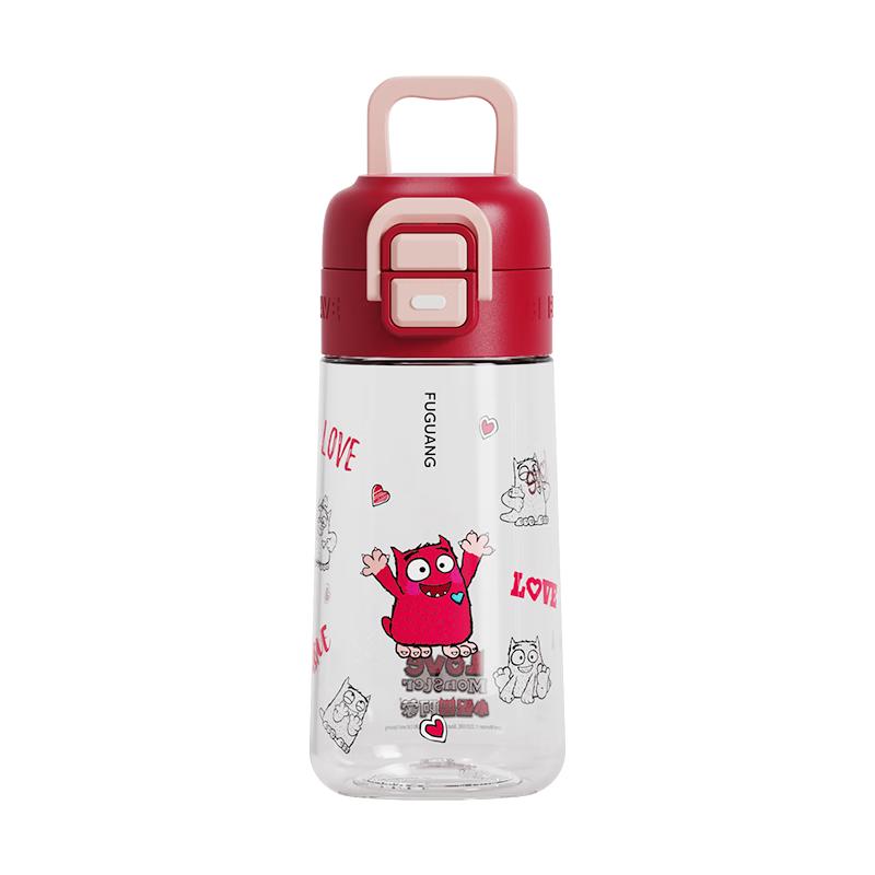 Fuguang Tritan Kids Water Bottle with Straw