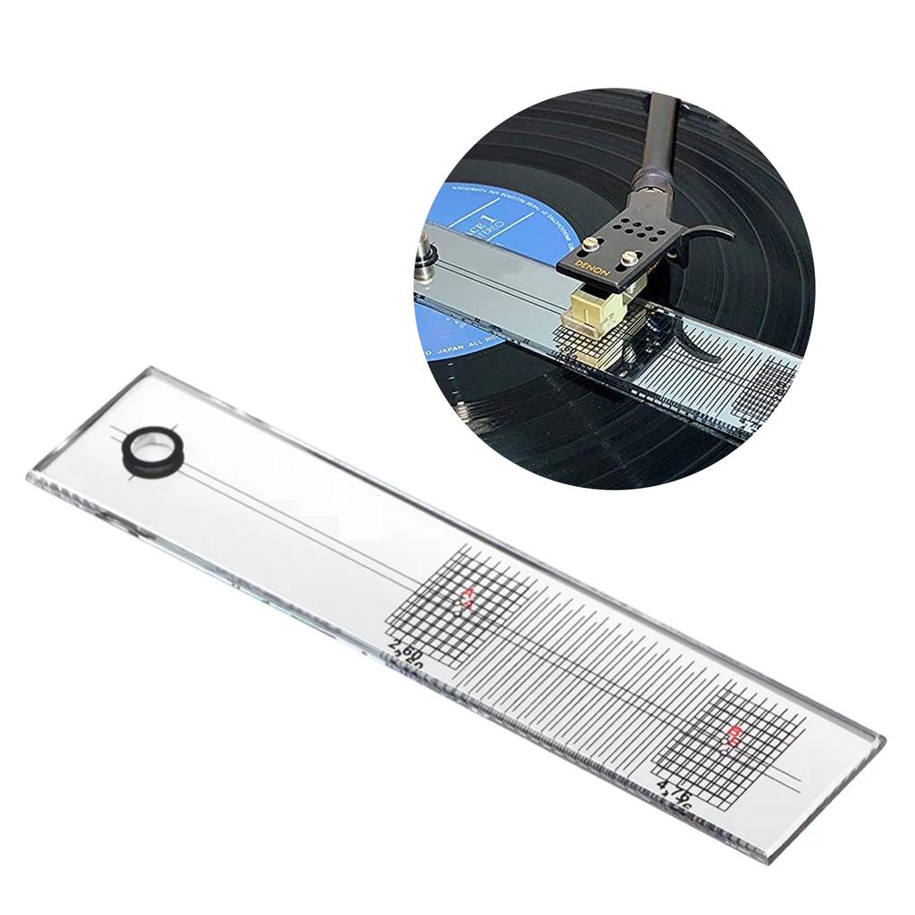 Turntable Cartridge Styluses Alignment Guide Turntable Cartridge Alignment Acrylic Phono Cartridge Styluses Protractor