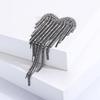 Heart Tassel Brooch for Women Elegant Love-shaped Design Premium Metal Material Versatile Suit Lapel Accessory