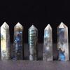 Labradorite & Moonstone Crystal Prism Point