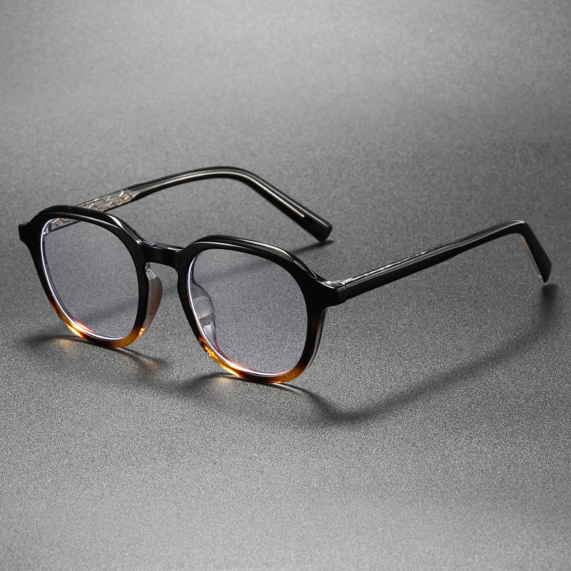 Retro Round TR90 Outdoor Sunglasses Men Women Classic Leopard Frame Sun Glasses Fashion Black Driving Male Female Goggles UV400