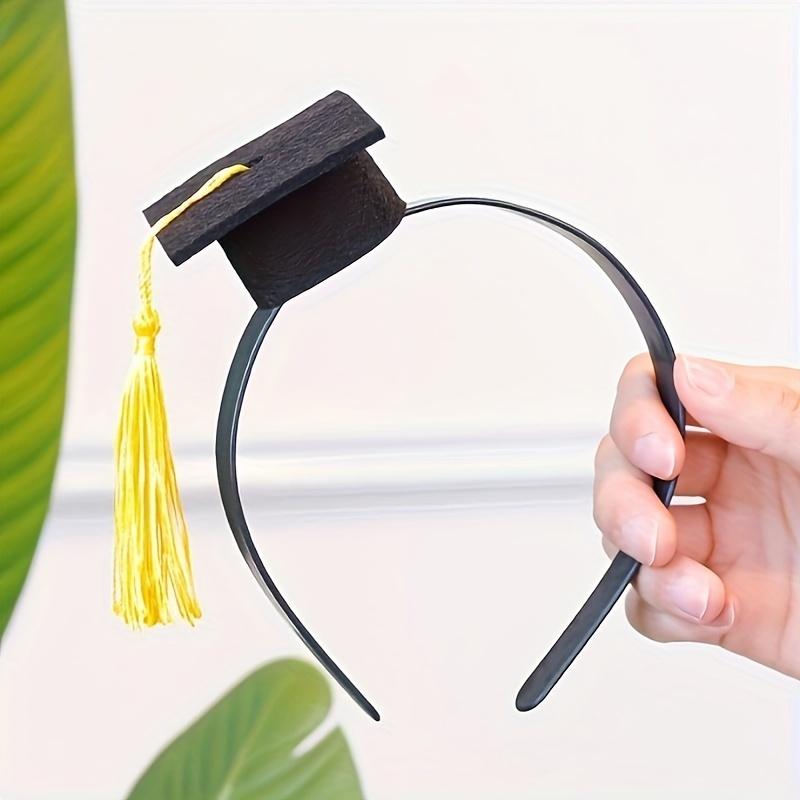 Graduation Season Mini Doctor Cap, Graduation Decoration Bachelor Cap Headband, Graduation Dress Up Photo Props