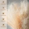 90/120CM 1Pcs Fluffy Pampas Grass Bouquet for Wedding Home Party Vase Decoration Boho Fake Plant Reed Flowers Arrangement