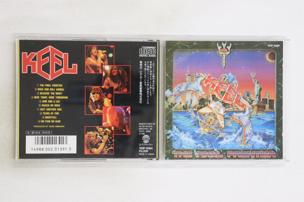 CD KEEL - Final Frontier VDP1084 GOLD MOUNTAIN 1986 Japan Metal Used